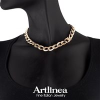 Collana Artlinea Donna in Oro giallo Zircone CV116/C-LN - CV116/C-LN